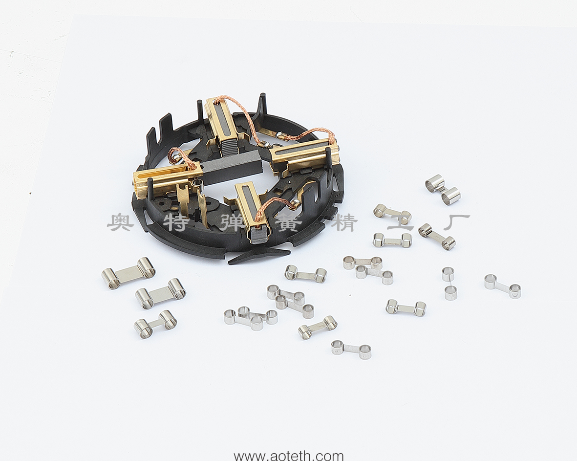 專業(yè)生產(chǎn)廠家定制汽車電機(jī)碳刷彈簧多種類現(xiàn)貨